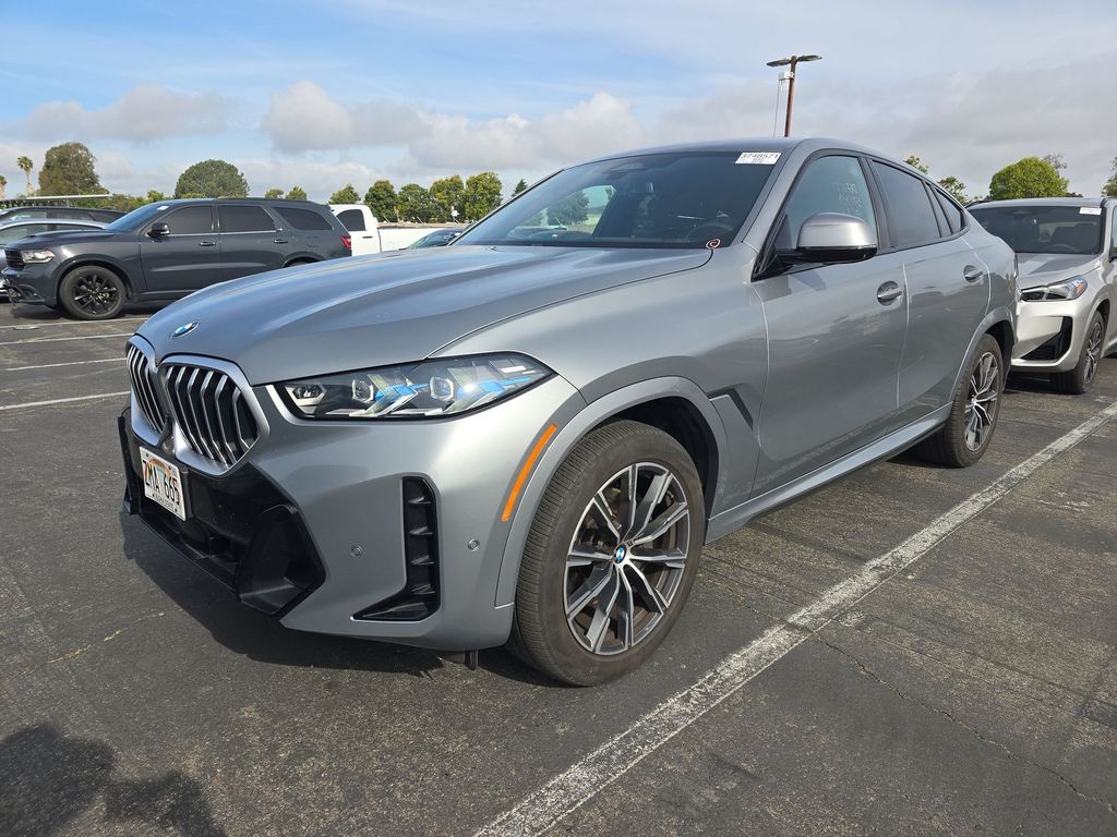 Gray 2025 BMW X6 xDrive40i AWD SUV / Crossover All-Wheel Drive 8-Speed Automatic