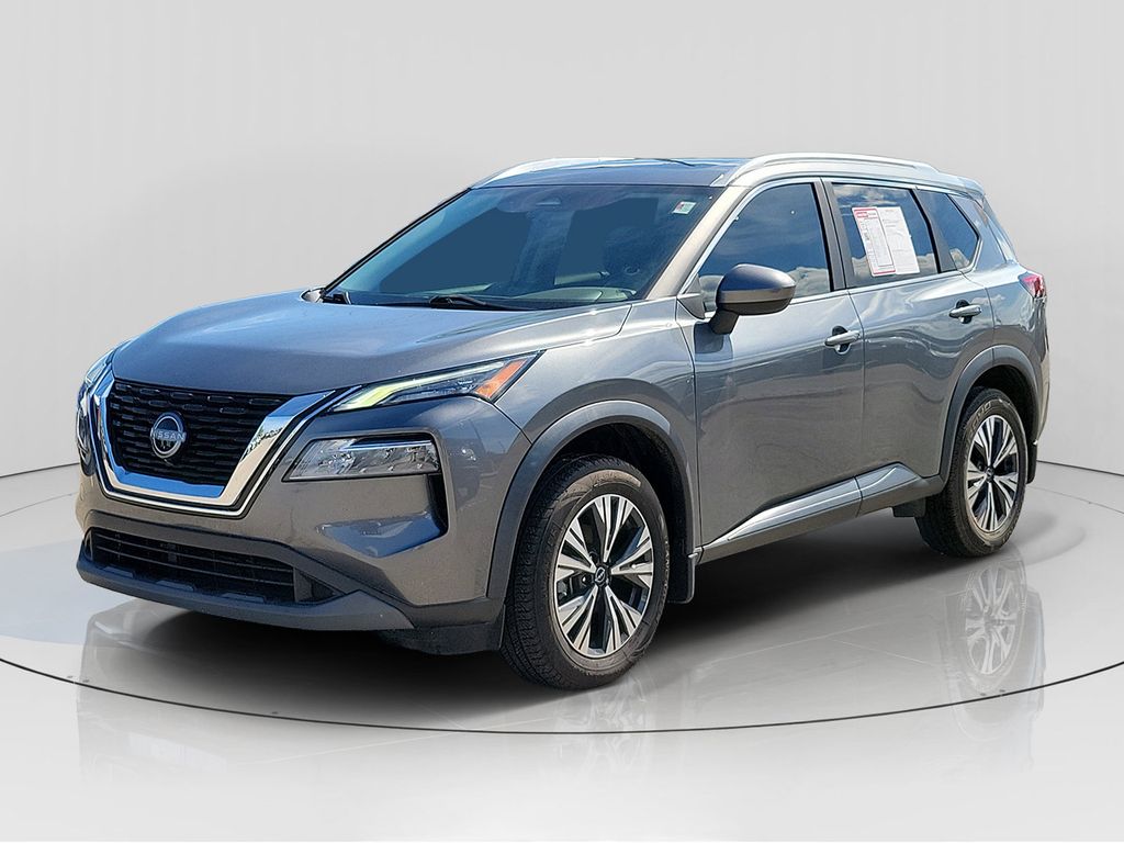 Gray (Gun Metallic) 2023 Nissan Rogue SUV / Crossover Front-Wheel Drive Continuously Variable Transmission