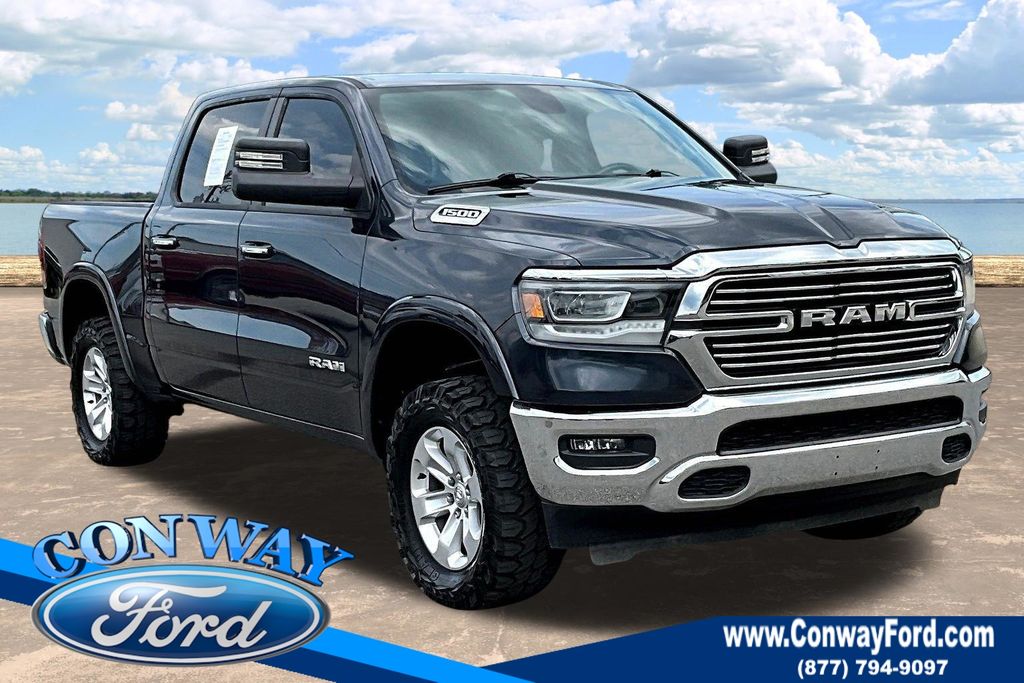Gray (Maximum Steel Metallic Clearcoat) 2019 RAM 1500 Pickup Truck Four-Wheel Drive 8-Speed Automatic