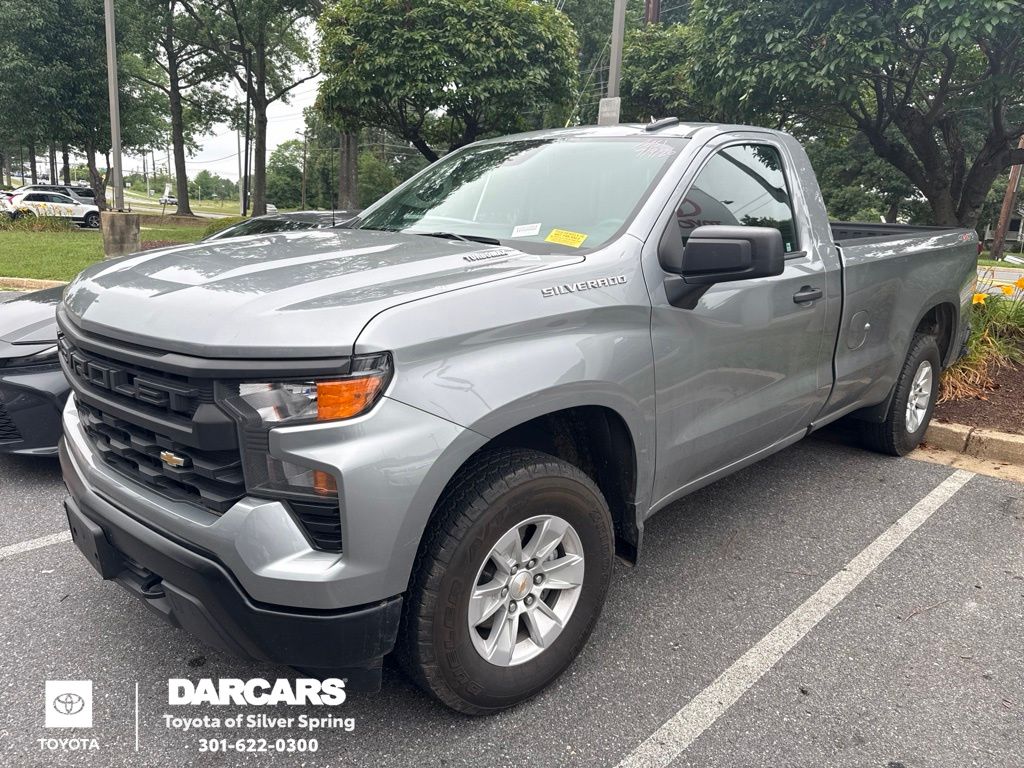 Sterling Gray Metallic 2025 Chevrolet Silverado 1500 Pickup Truck Four-Wheel Drive 8-Speed Automatic