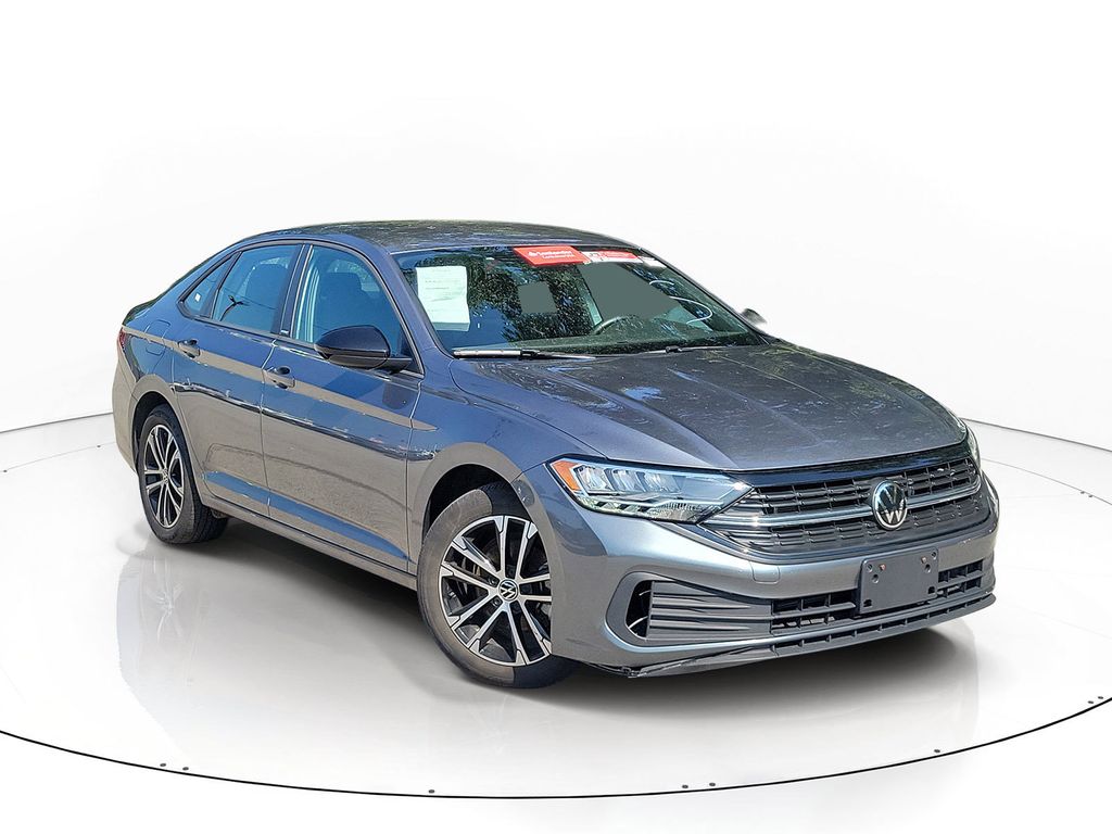 Gray 2024 Volkswagen Jetta Sedan Front-Wheel Drive 8-Speed Automatic