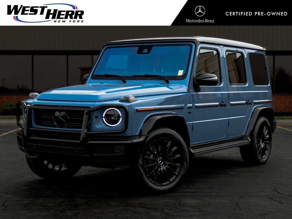 MANUFAKTUR China Blue Non-Metallic 2024 Mercedes-Benz G-Class G 550 4MATIC SUV / Crossover All-Wheel Drive 9-Speed Automatic