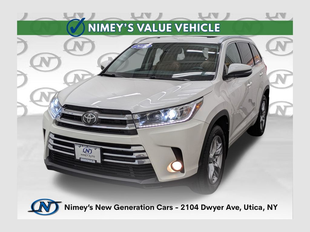 White (Blizzard Pearl) 2018 Toyota Highlander SUV / Crossover All-Wheel Drive 8-Speed Automatic