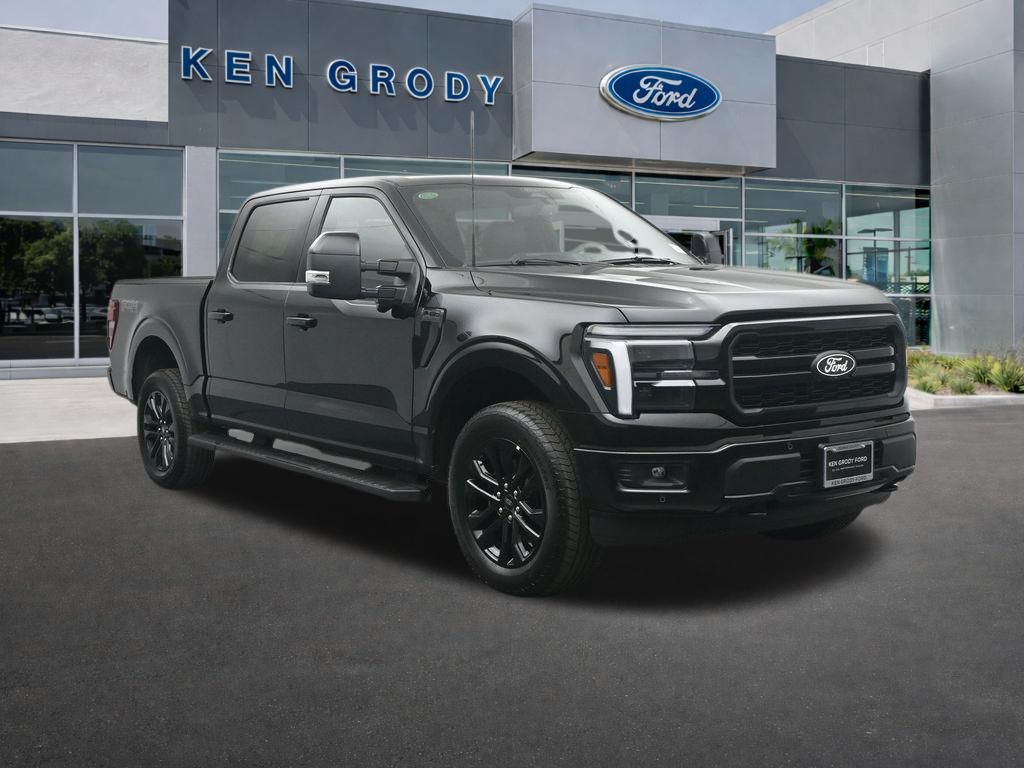 Black Metallic 2026 Ford F-150 Lariat SuperCrew 4WD Pickup Truck Four-Wheel Drive Automatic