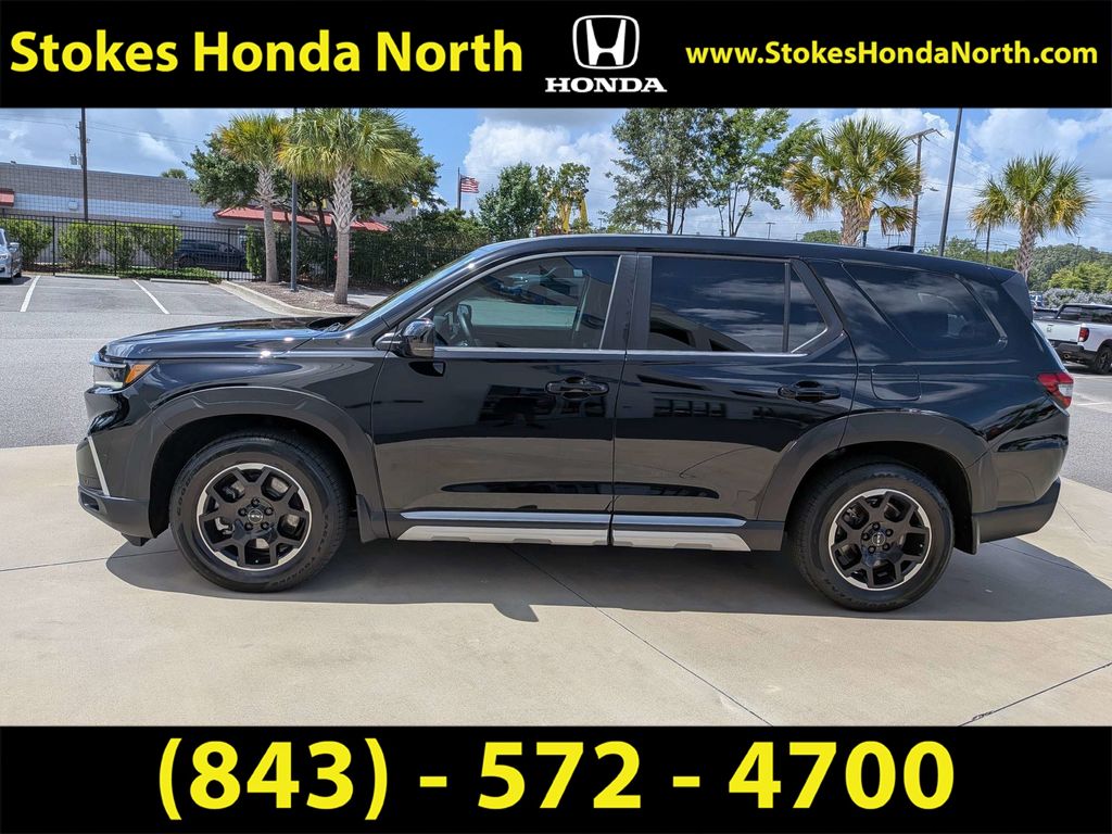 2025 Honda Pilot EX-L Black at Stokes Honda North