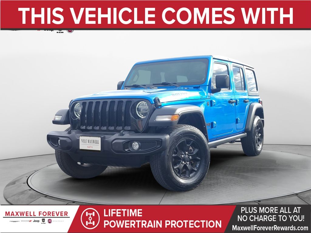 Used Car 2021 Jeep Wrangler  Unlimited Willys For Sale Under $30,000 In Austin, Texas
