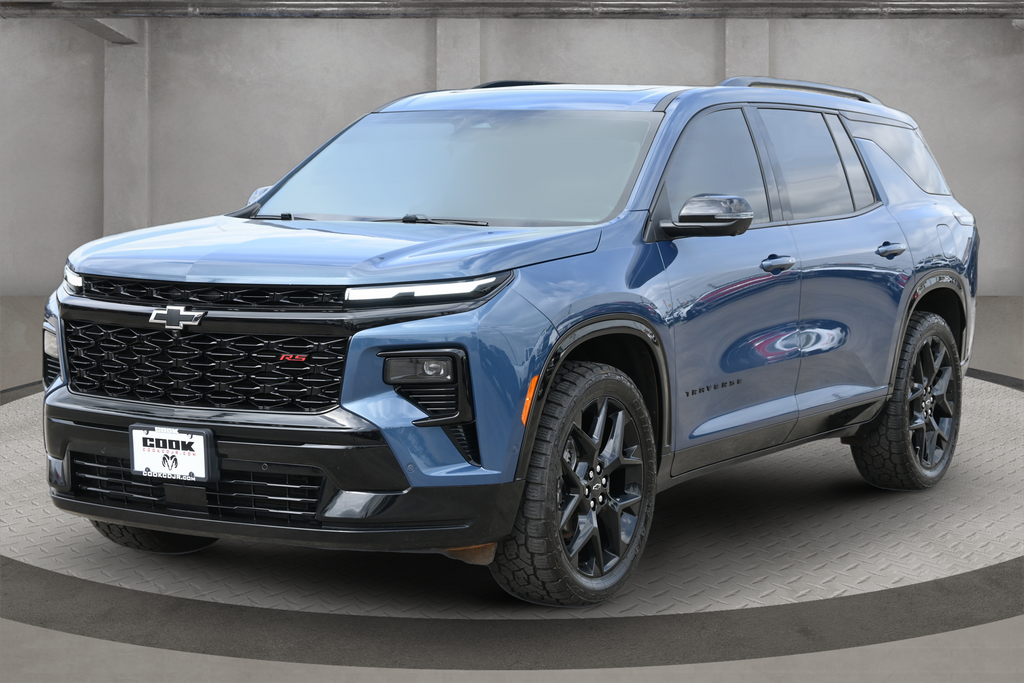 Lakeshore Blue Metallic 2024 Chevrolet Traverse RS FWD SUV / Crossover Front-Wheel Drive 8-Speed Automatic