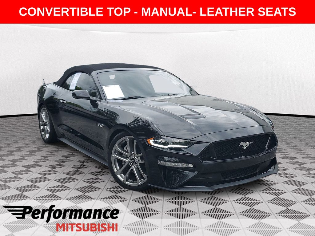 Shadow Black 2020 Ford Mustang GT Premium Convertible RWD Convertible Rear-Wheel Drive 6-Speed Manual