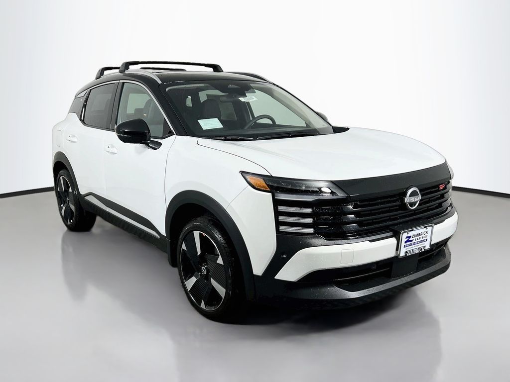 Aspen White/Super Black 2026 Nissan Kicks SUV / Crossover All-Wheel Drive Continuously Variable Transmission