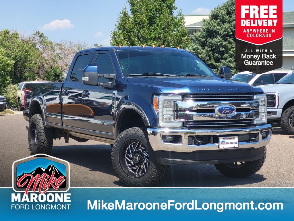 Blue Jeans Metallic 2017 Ford F-350 Super Duty Pickup Truck Four-Wheel Drive 6-Speed Automatic