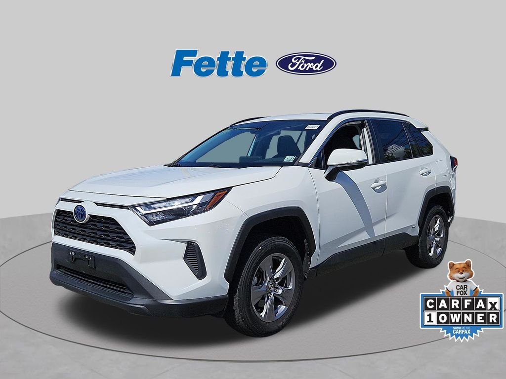 White 2022 Toyota RAV4 Hybrid SUV / Crossover All-Wheel Drive Continuously Variable Transmission
