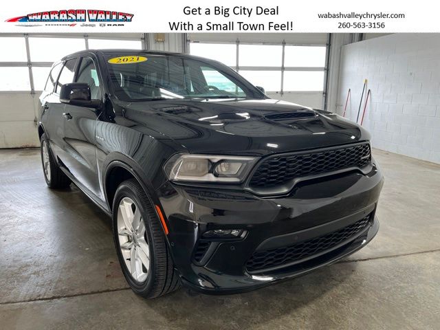 DB Black Crystal Clearcoat 2021 Dodge Durango SUV / Crossover All-Wheel Drive 8-Speed Automatic