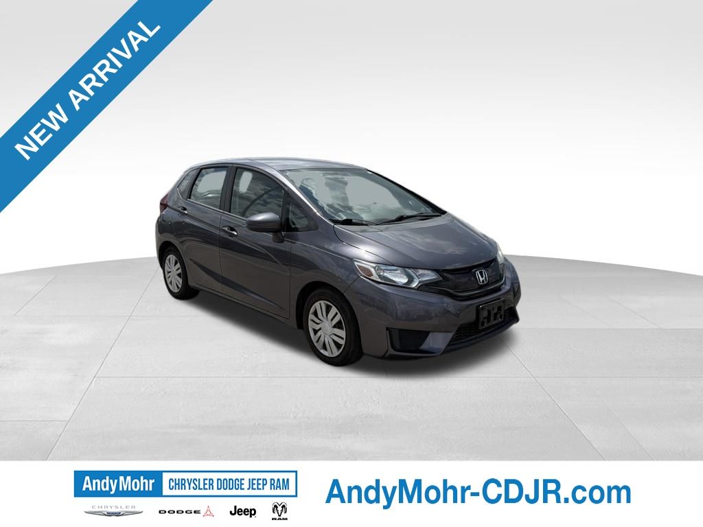 Gray (Modern Steel Metallic) 2015 Honda Fit Hatchback Front-Wheel Drive Continuously Variable Transmission
