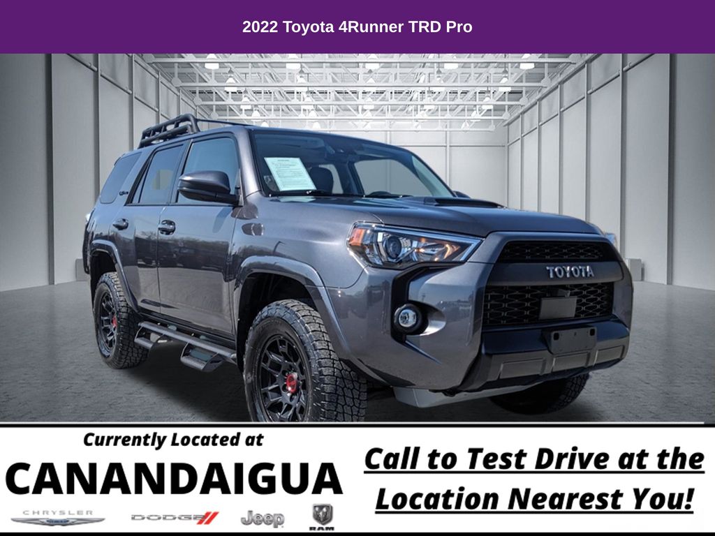 Magnetic Gray Metallic 2022 Toyota 4Runner SUV / Crossover Four-Wheel Drive 5-Speed Automatic
