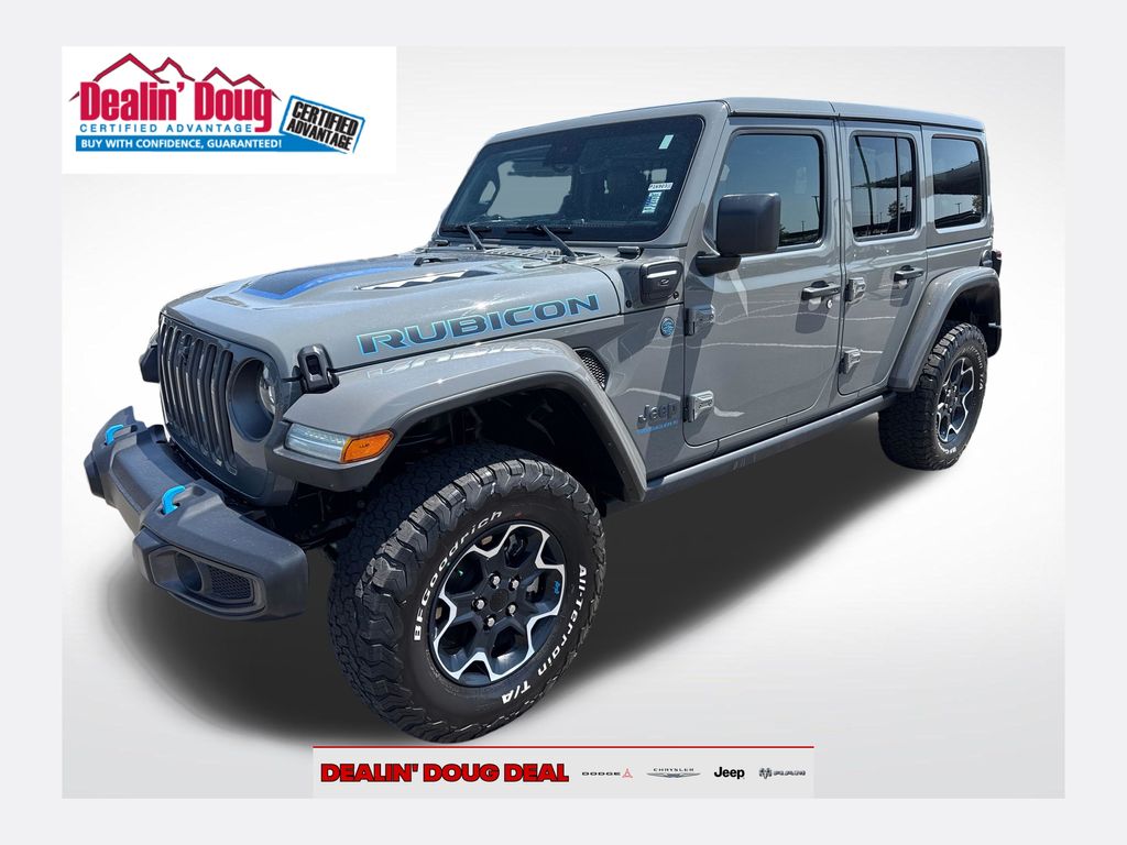 Sting-Gray Clearcoat 2023 Jeep Wrangler 4xe SUV / Crossover Four-Wheel Drive 8-Speed Automatic
