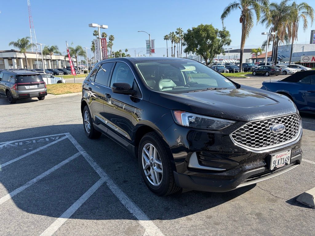 Black Metallic 2024 Ford Edge SEL AWD SUV / Crossover All-Wheel Drive 8-Speed Automatic
