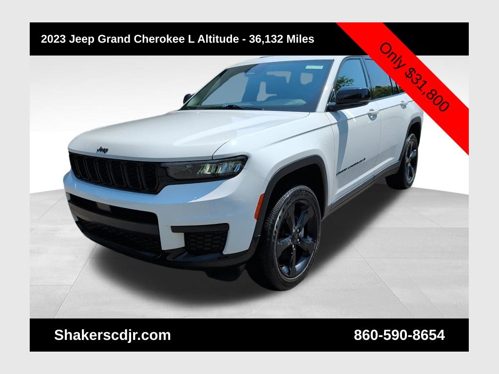 Bright White Clearcoat 2023 Jeep Grand Cherokee L SUV / Crossover Four-Wheel Drive 8-Speed Automatic