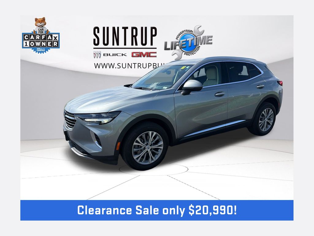 Moonstone Gray Metallic 2023 Buick Envision SUV / Crossover Front-Wheel Drive 9-Speed Automatic