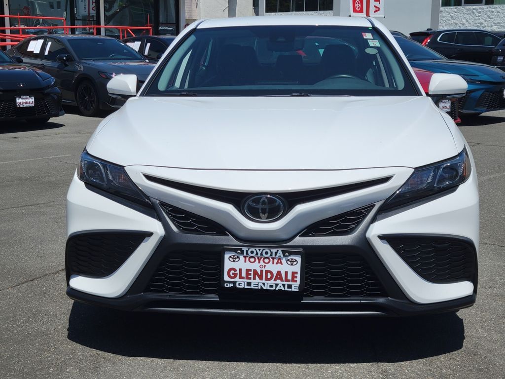 Certified Used 2023 White Toyota SE image 2