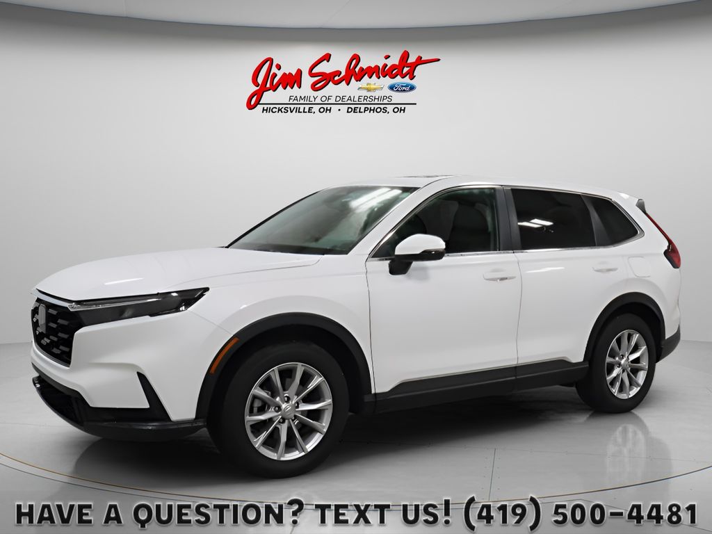 Platinum White Pearl 2025 Honda CR-V EX AWD SUV / Crossover All-Wheel Drive Continuously Variable Transmission