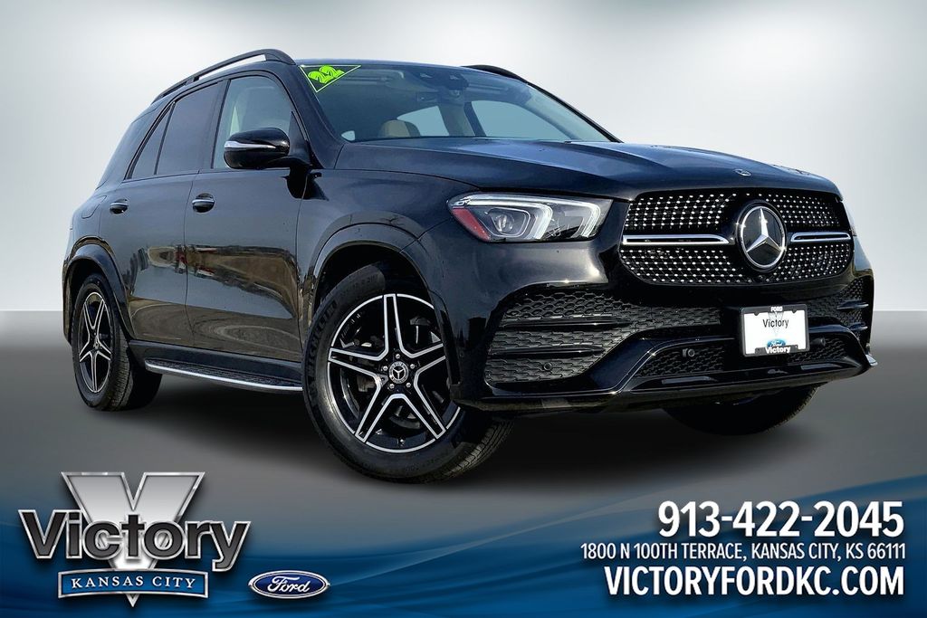 Obsidian Black Metallic 2022 Mercedes-Benz GLE 350 4MATIC SUV / Crossover All-Wheel Drive 9-Speed Automatic