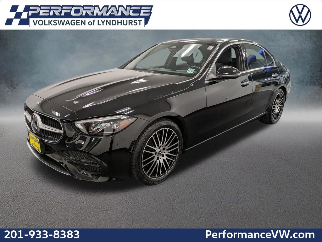 Black 2023 Mercedes-Benz C-Class Sedan All-Wheel Drive 9-Speed Automatic