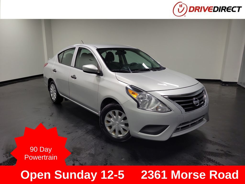 Brilliant Silver Metallic 2018 Nissan Versa S Plus Sedan Front-Wheel Drive Continuously Variable Transmission