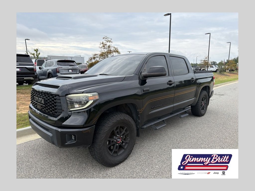 Midnight Black Metallic 2019 Toyota Tundra Pickup Truck Four-Wheel Drive 6-Speed Automatic