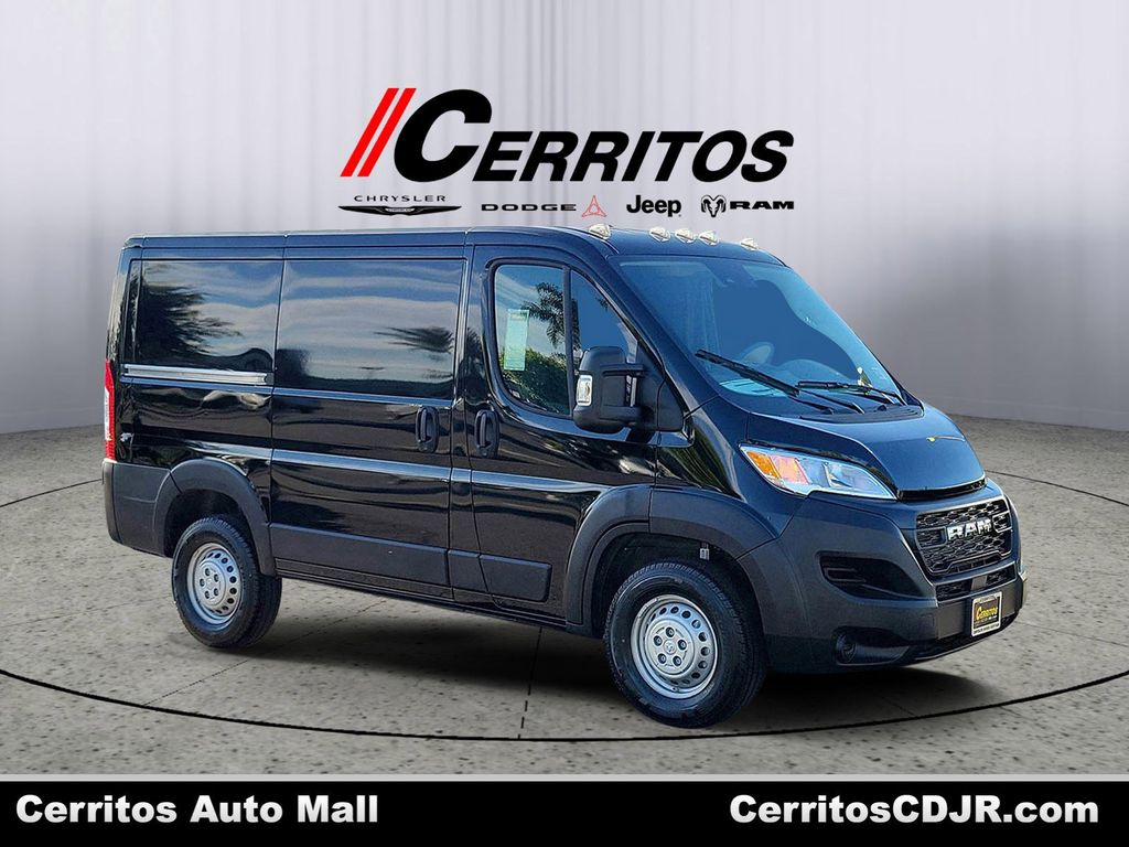 Black Clearcoat 2026 RAM ProMaster 1500 Tradesman 118 Low Roof Cargo Van FWD Van Front-Wheel Drive 9-Speed Automatic