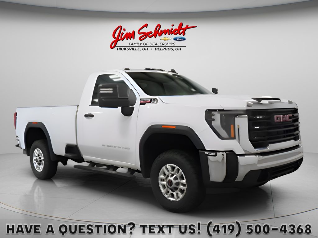Summit White 2024 GMC Sierra 2500HD Pickup Truck Four-Wheel Drive Automatic