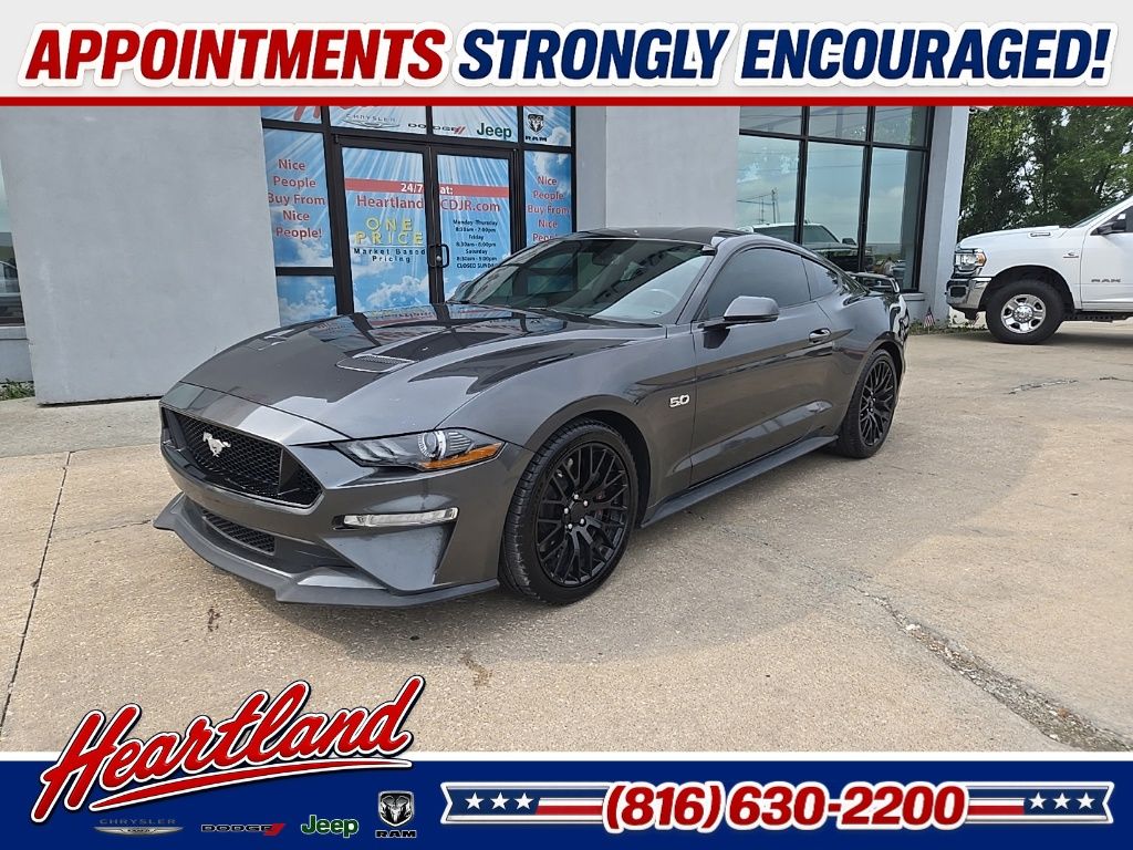 Gray (Magnetic) 2019 Ford Mustang Coupe Rear-Wheel Drive Automatic