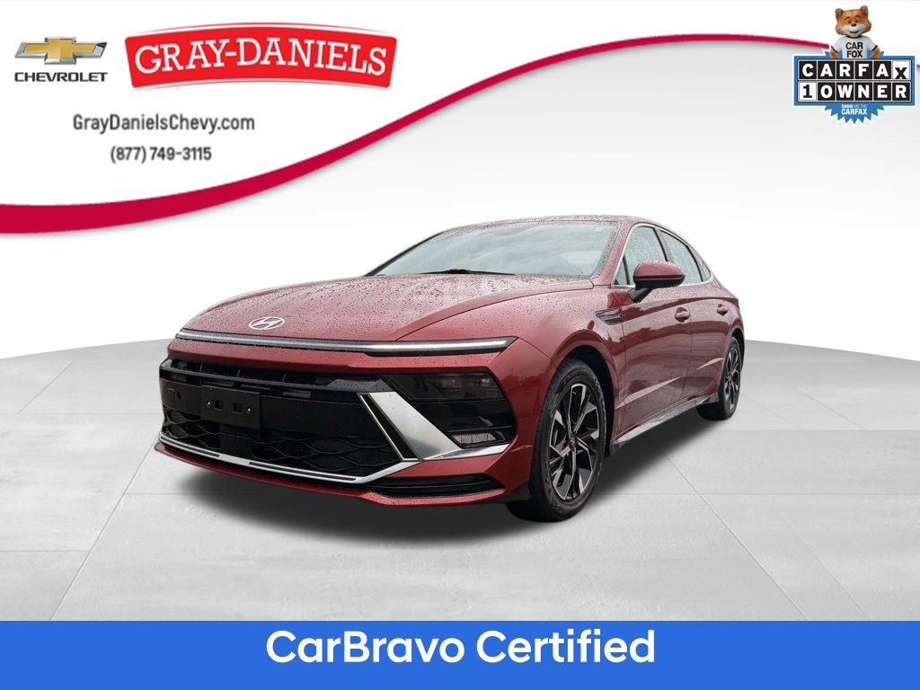 Ultimate red 2024 Hyundai Sonata SEL FWD Sedan Front-Wheel Drive 8-Speed Automatic