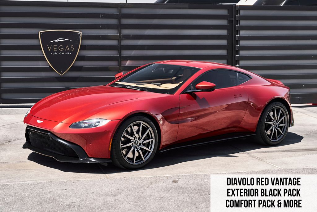 Diavolo Red 2020 Aston Martin Vantage RWD Coupe Rear-Wheel Drive 8-Speed Automatic