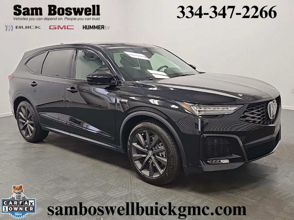 Majestic Black Pearl 2025 Acura MDX SH-AWD with A-SPEC Package SUV / Crossover All-Wheel Drive Automatic