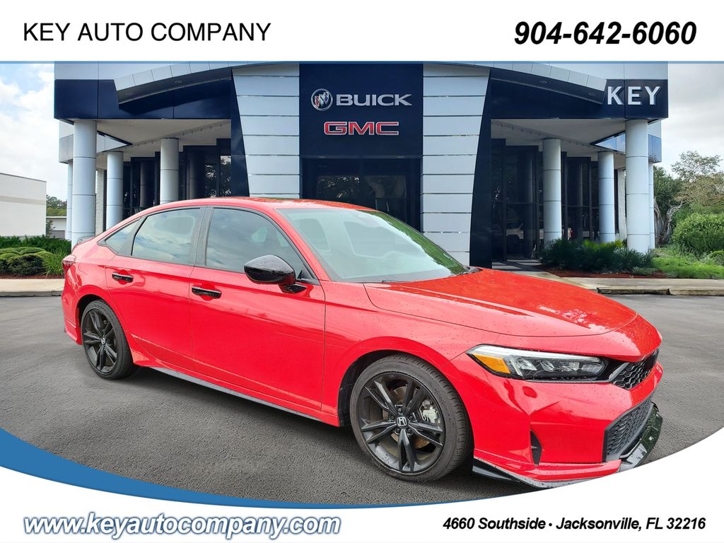 Rallye Red 2025 Honda Civic Sedan 6-Speed Manual