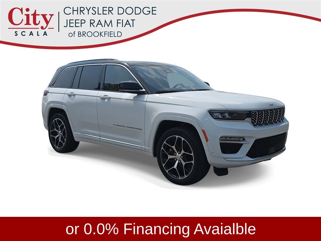 Bright White Clearcoat 2024 Jeep Grand Cherokee SUV / Crossover Four-Wheel Drive 8-Speed Automatic