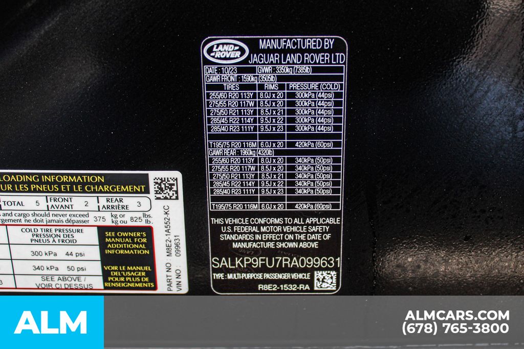 Used 2024 Black Land Rover SE image 42