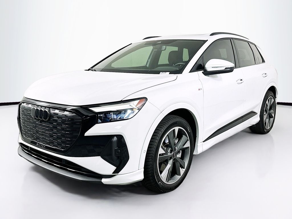 Glacier White 2024 Audi Q4 e-tron quattro Premium Plus 55 SUV / Crossover All-Wheel Drive Automatic