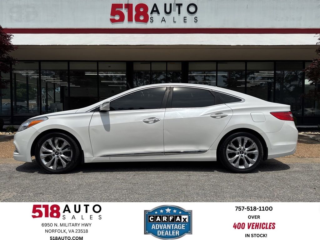 Porcelain White Pearl 2013 Hyundai Azera Sedan Front-Wheel Drive 6-Speed Automatic