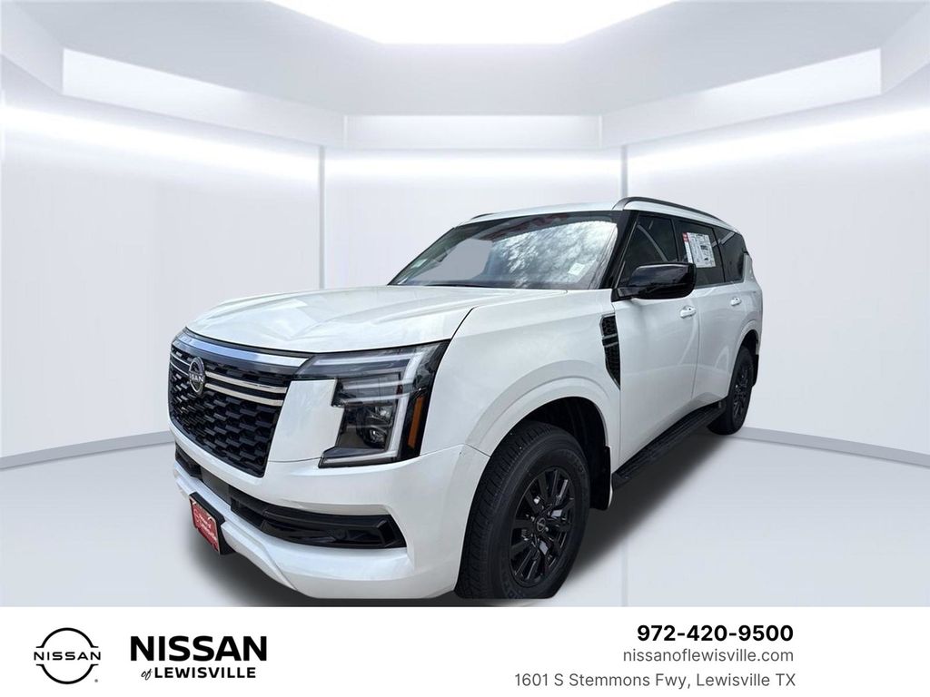 Aspen White Tricoat 2026 Nissan Armada SUV / Crossover Four-Wheel Drive 9-Speed Automatic