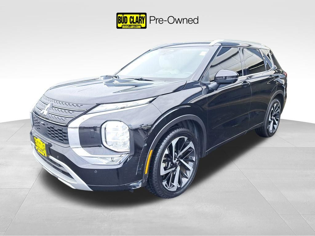 Black 2023 Mitsubishi Outlander 40th Anniversary S-AWC SUV / Crossover All-Wheel Drive Continuously Variable Transmission