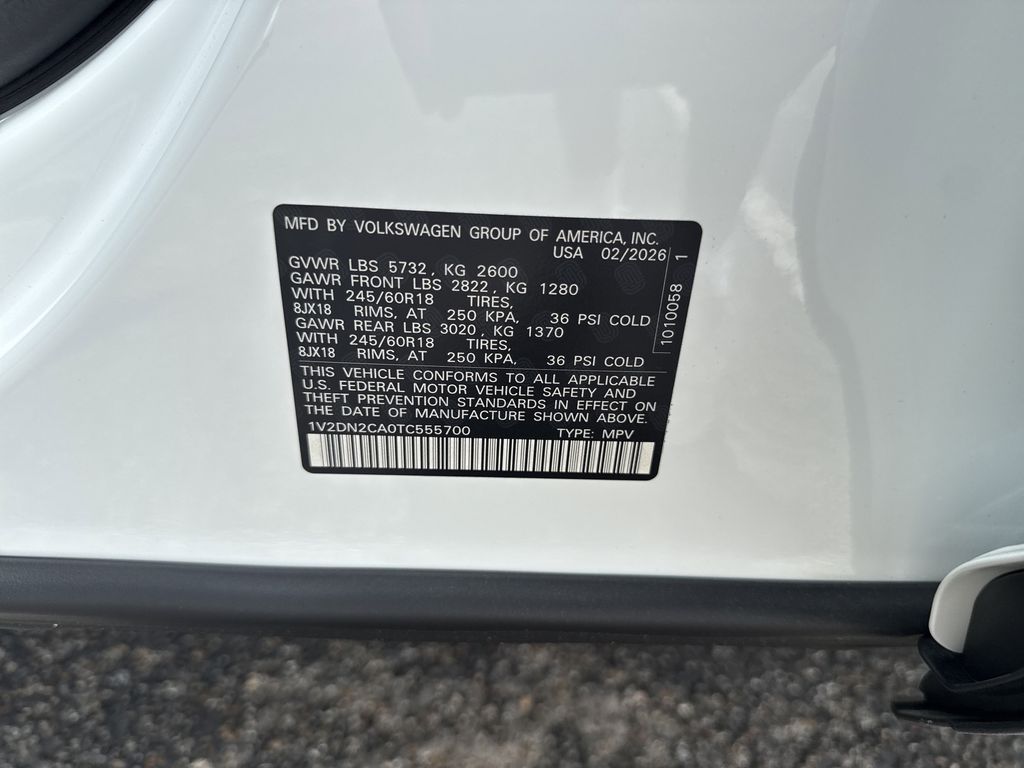 2026 Volkswagen Atlas 2.0T SE White at DeMontrond Auto Country