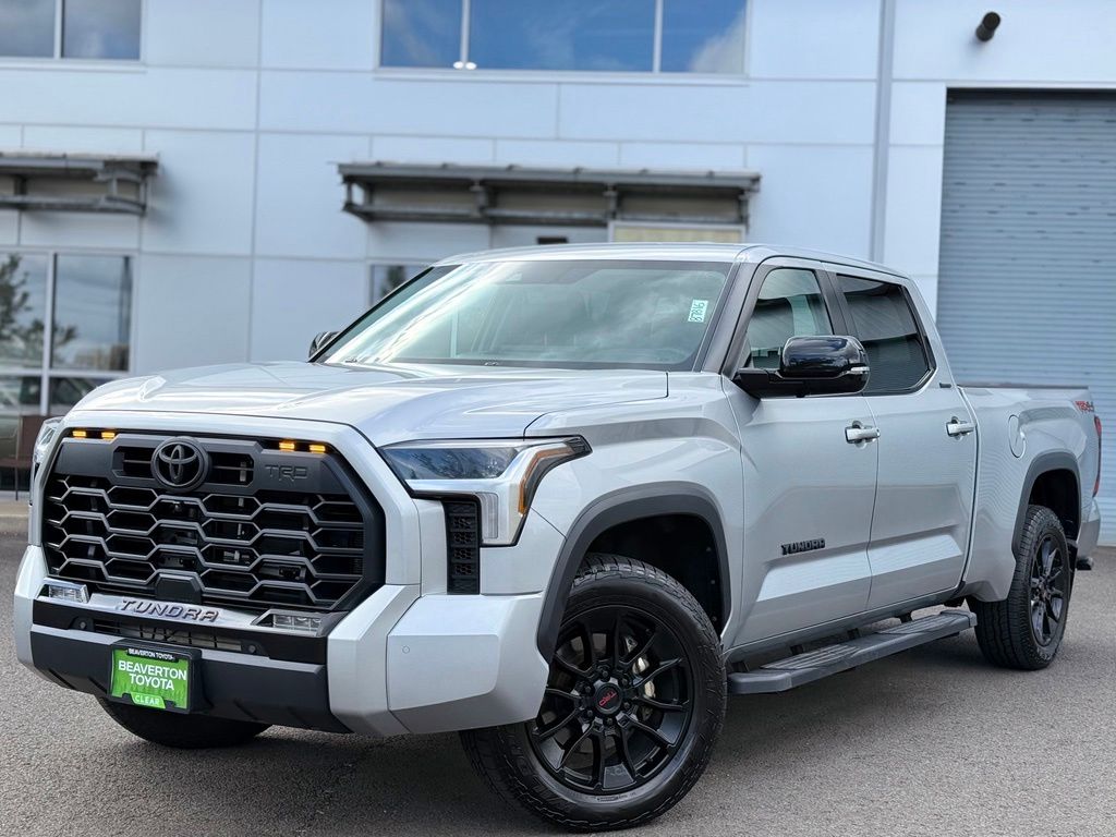 Celestial Silver Metallic 2024 Toyota Tundra Pickup Truck Four-Wheel Drive Automatic