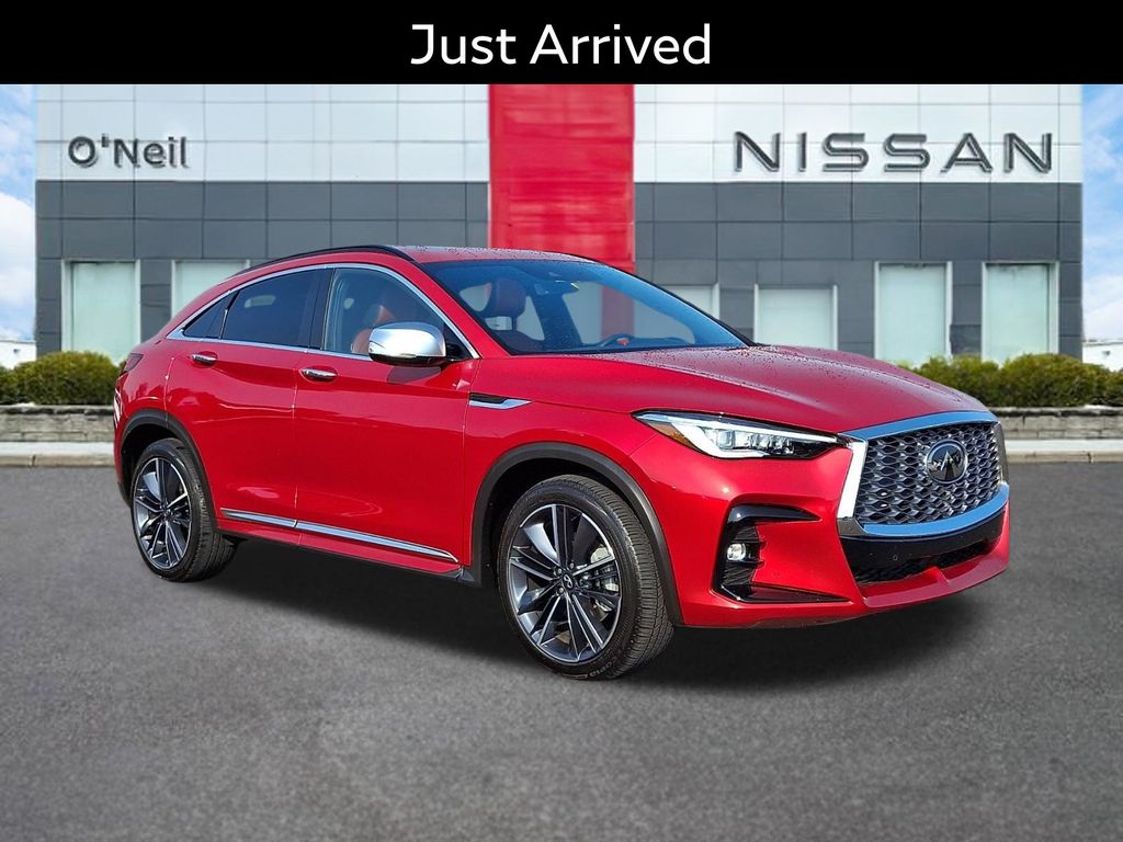 Dynamic Sunstone Red 2025 INFINITI QX55 SUV / Crossover All-Wheel Drive Continuously Variable Transmission