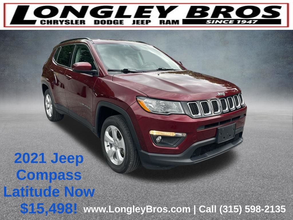 Velvet Red Pearlcoat 2021 Jeep Compass SUV / Crossover Four-Wheel Drive 9-Speed Automatic