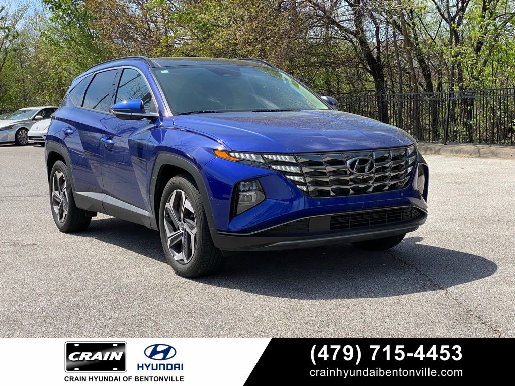 Intense Blue 2023 Hyundai Tucson Limited FWD SUV / Crossover Front-Wheel Drive 8-Speed Automatic