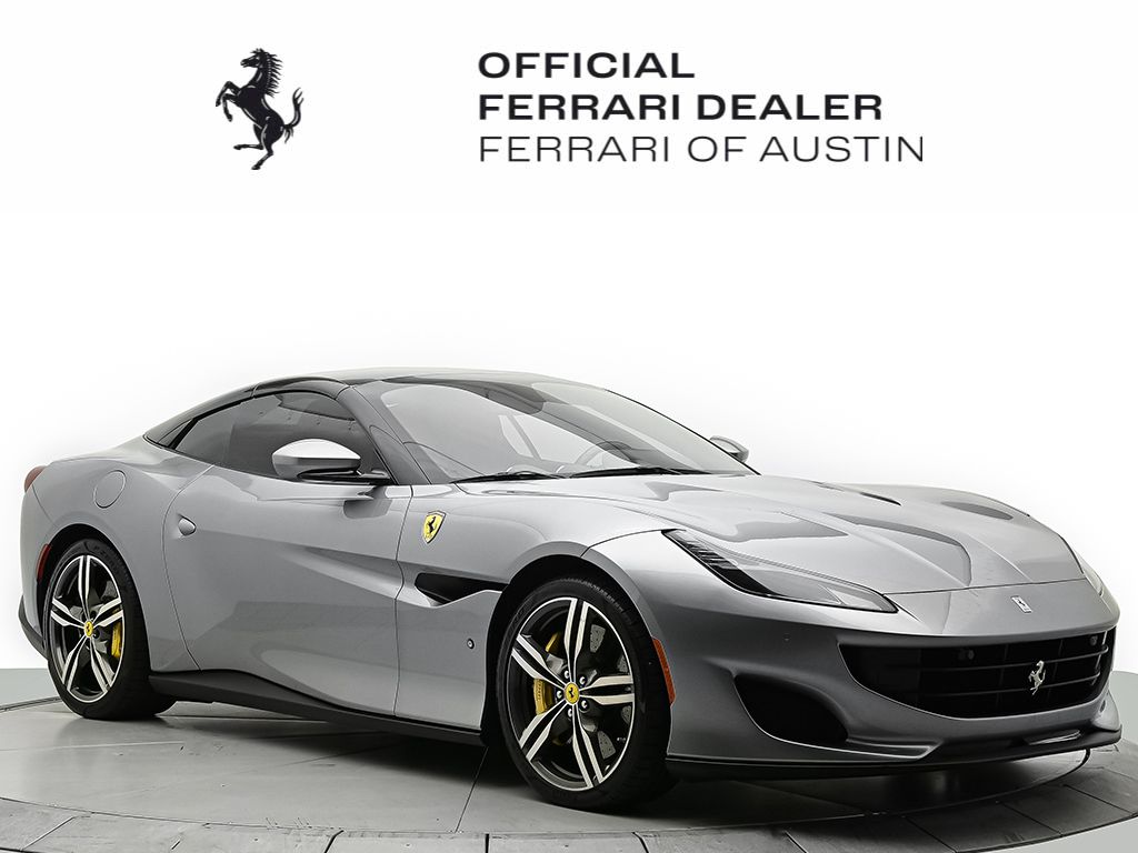 Grigio Titanio Metallic 2019 Ferrari Portofino Convertible Rear-Wheel Drive 7-Speed Automatic