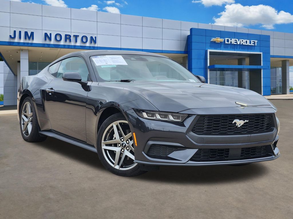Gray Metallic 2024 Ford Mustang EcoBoost Fastback RWD Coupe Rear-Wheel Drive Automatic