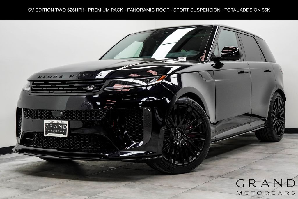 Black 2025 Land Rover Range Rover Sport SUV / Crossover All-Wheel Drive 8-Speed Automatic