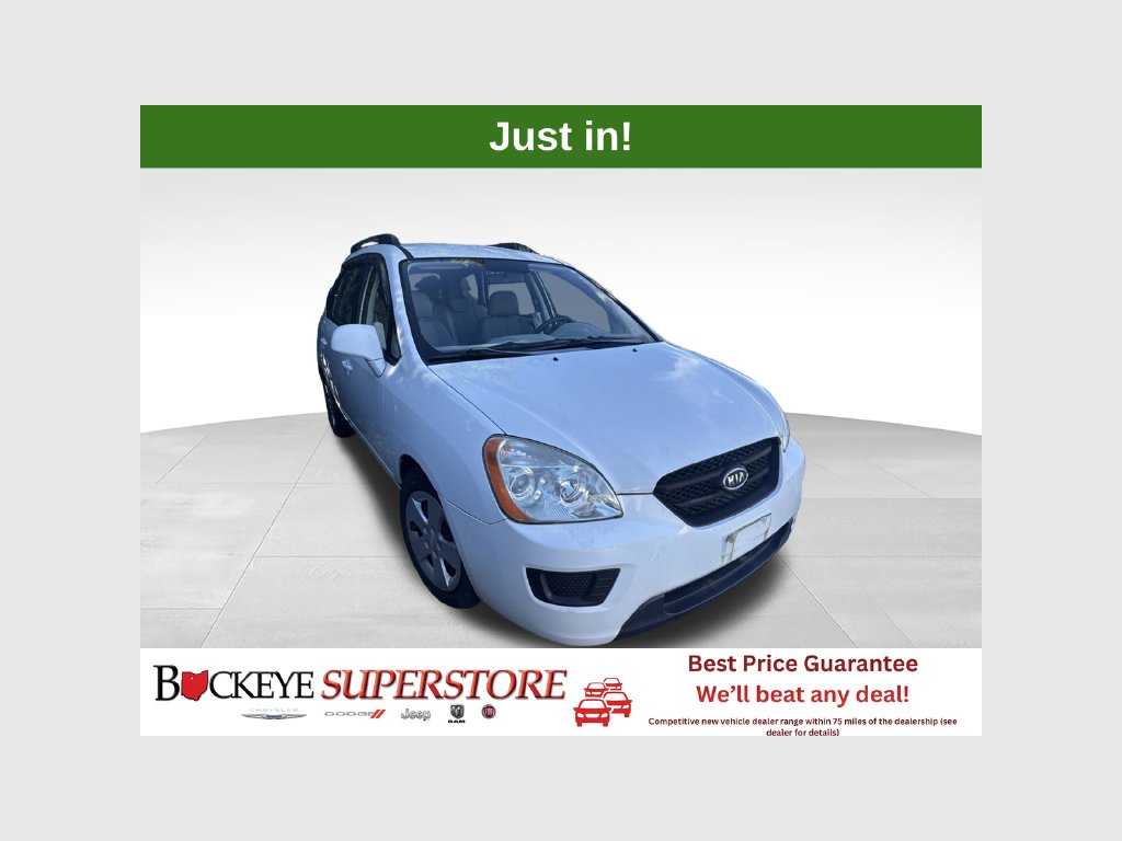 Clear White 2009 Kia Rondo SUV / Crossover Front-Wheel Drive 4-Speed Automatic
